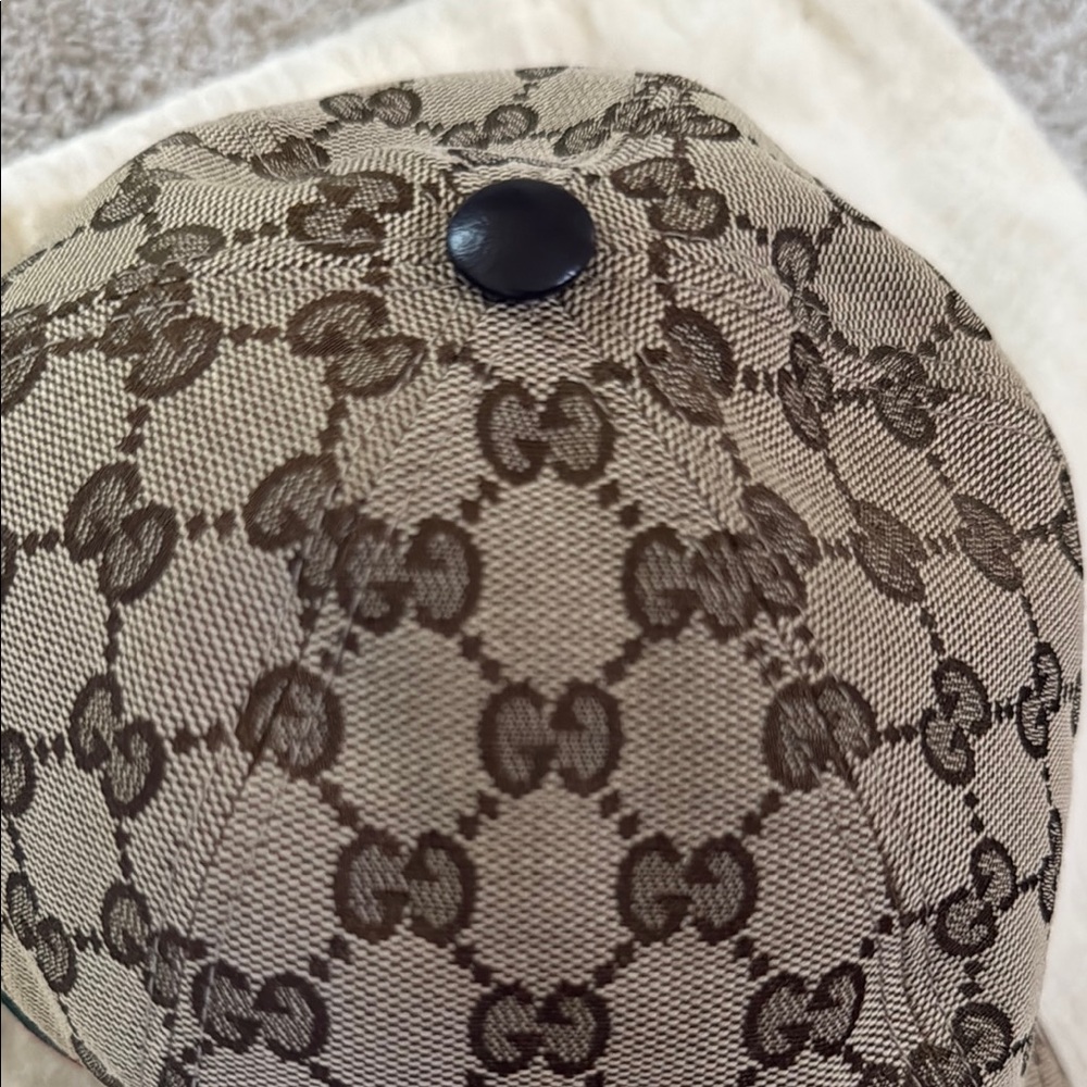 Gucci Tan Monogram hat - Picture 3 of 8